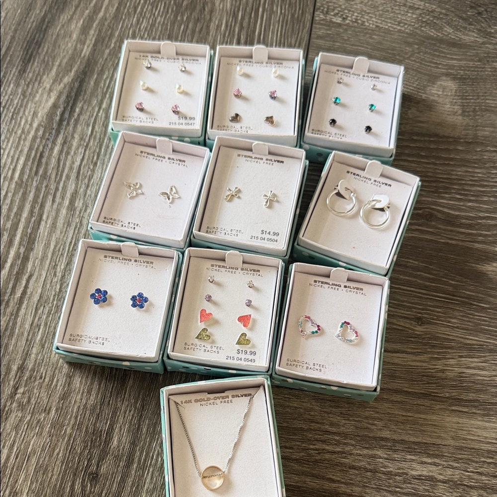 Silver and Gold Kid/Baby Jewelry Set